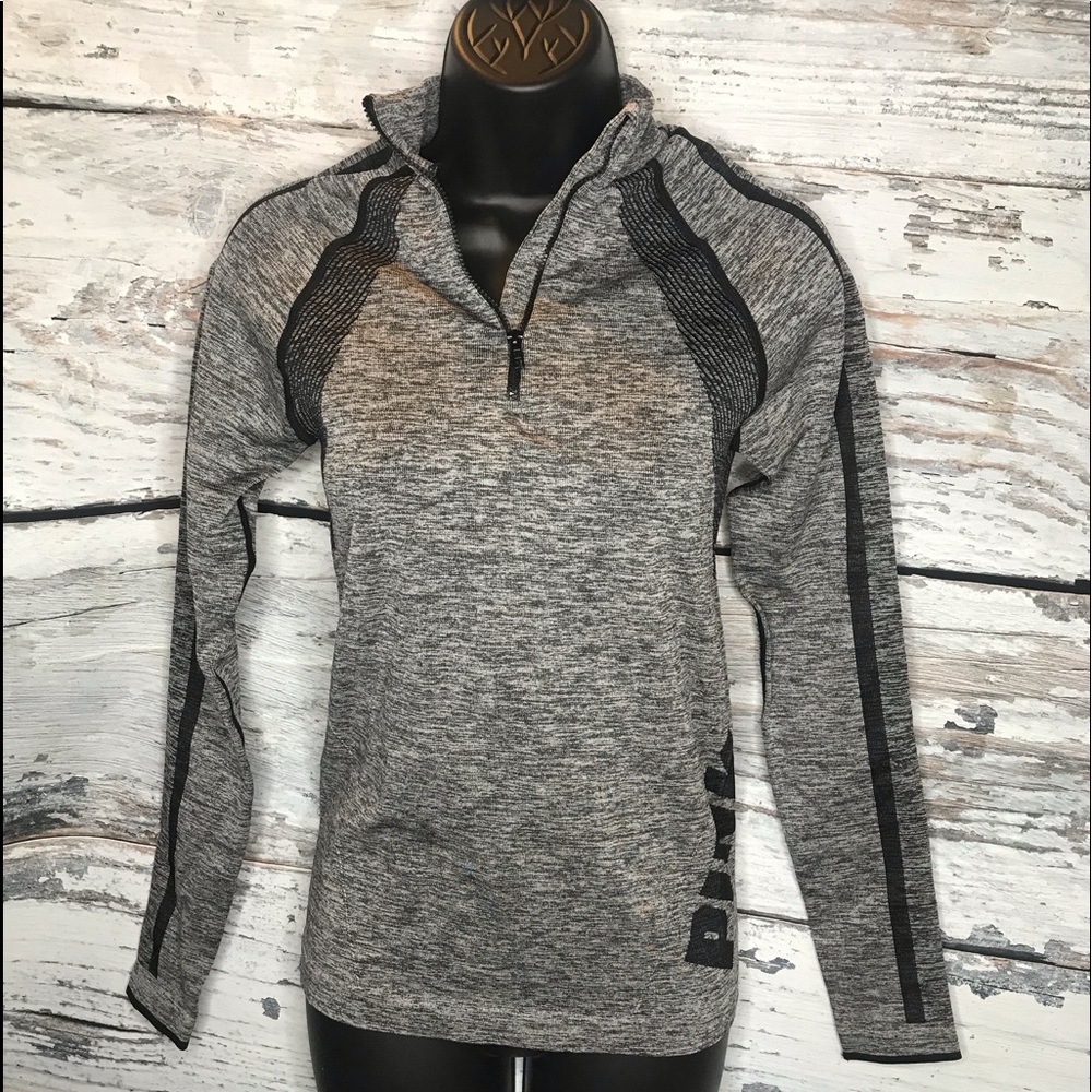 Pink Victoria’s Secret Pullover XS Half zip NWT